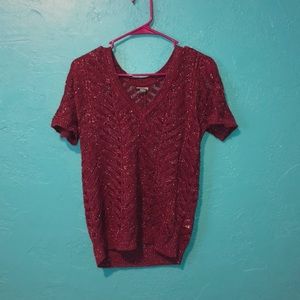 Maroon shirt